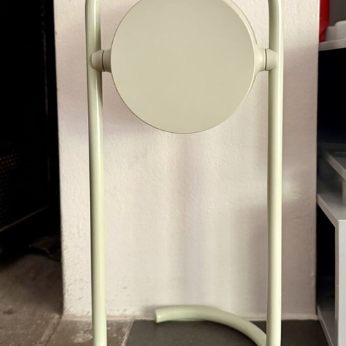 IKEA bedside lamp, pastel mint color