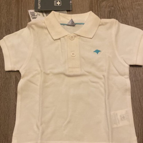 Polo shirt Alouette white 6 months new with tag
