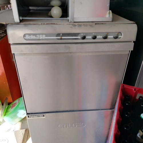 Heinami professional dishwashers, used, set of 2 with refrigerator counter