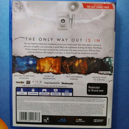 The Evil Within 2 PlayStation 4 like new