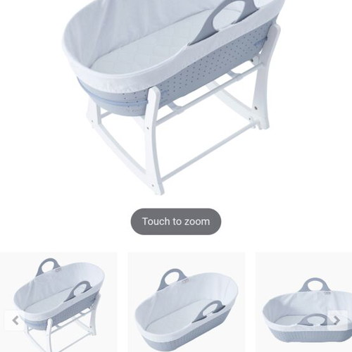 Tommee Tippee Sleepee Basket like new with mattress and side fabric