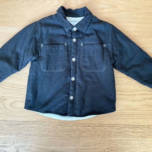 Zara jacket with fur lining like new, size 4 years