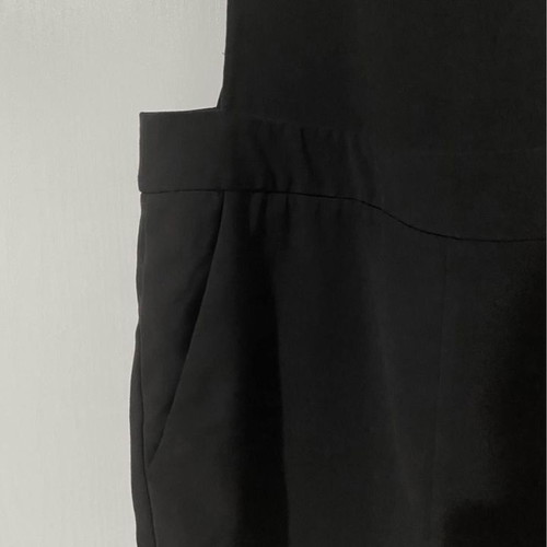 Black fabric playsuit like new, size M