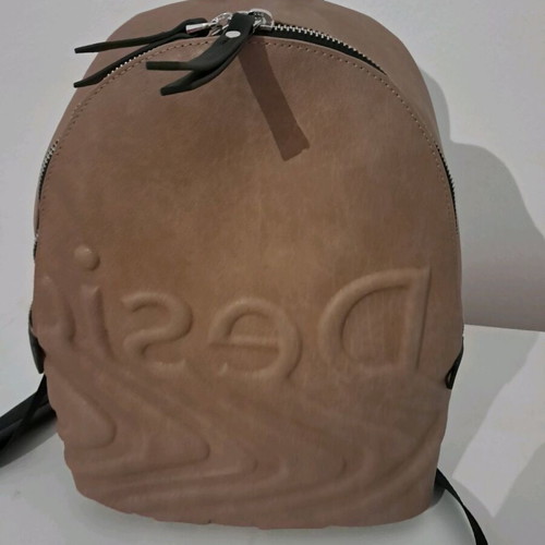 Desigual backpack bag new, black and beige