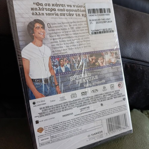 Blinded by the Light DVD new with subtitles