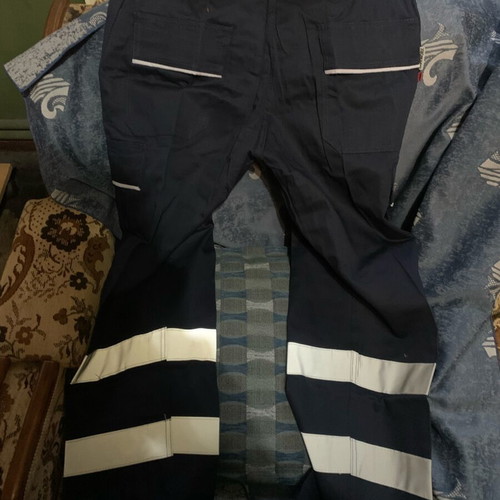 Work pants new with elastic waist