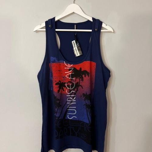Madonna XL blue women's tank top new with tag