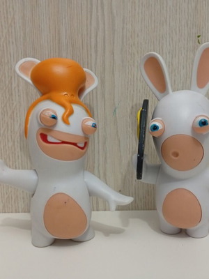 Rabbids Invasion σετ μεγάλων φιγούρων, Ubisoft Burger King Mc Happy Meal