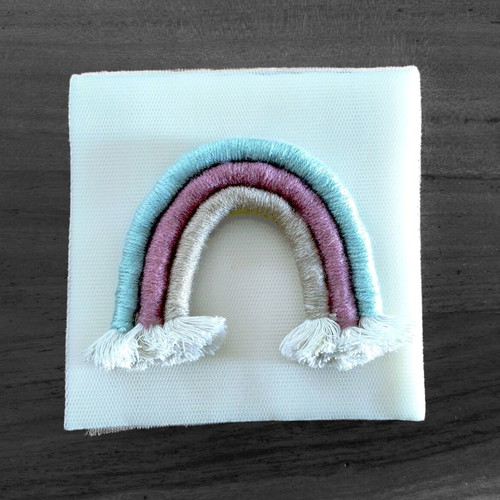 Handmade rainbow wedding favors made to order