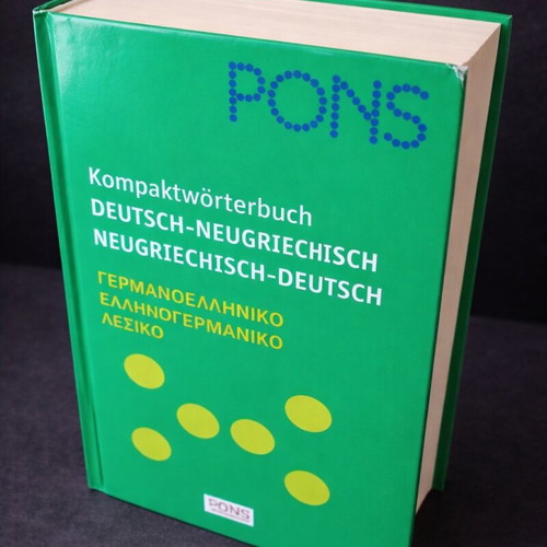 PONS German-Greek and Greek-German Dictionary like new