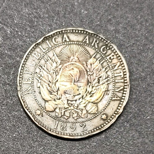 2 Centavos 1892 used