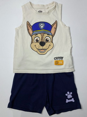 Sleeveless shirt and shorts set like new, colorful, C&A, boy 3 years