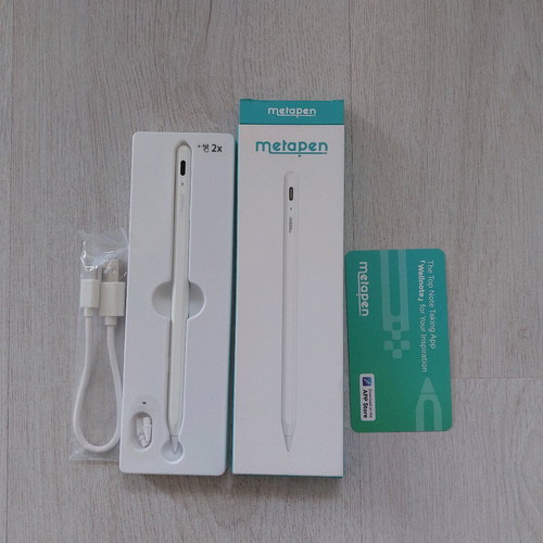 Metapen A8 White Pen new, professional Apple Pencil alternative