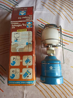 Campingaz Super Lumogaz PZ 206 camping lamp like new