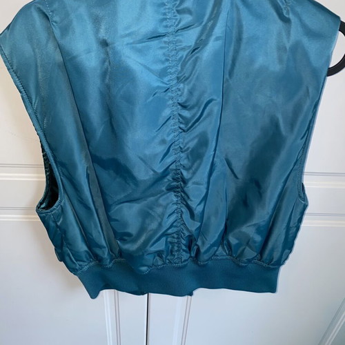 Bomber vest Pull & Bear turquoise size XS like new