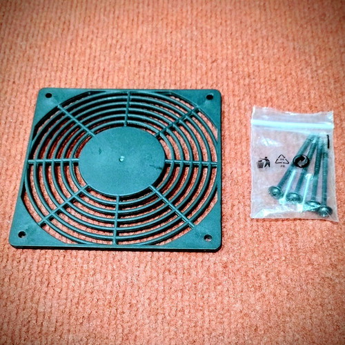 120mm 220V Fan with Long Power Cable Like New