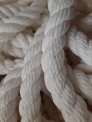 White rope 27m length, 13mm diameter, new