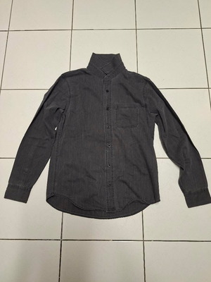 Hollister unisex denim shirt like new, size S, gray
