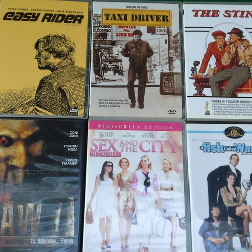 DVD set of 6 movies like new