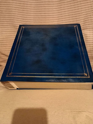 Photo album, blue, 30x31 cm, 50 sheets