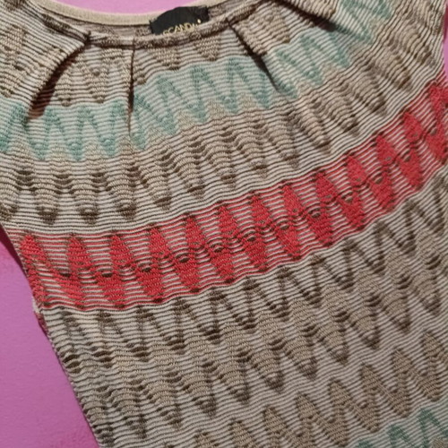 Scandali dress made in Italy size M with viscose thread like new, multicolor