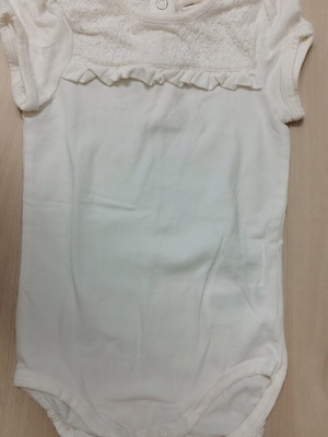 H&M short-sleeve shirt 86cm 12-18m like new with lace