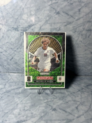 2026 Panini Prizm Monopoly FIFA World Cup Michelle Akers Green Wave Prizm card