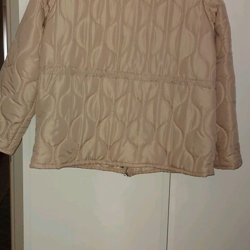 Shein women's quilted jacket beige like new, size XL