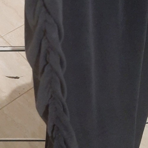 Gestuz midi dress black like new, size S/M with side gathers