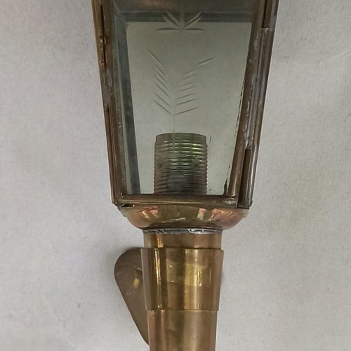 Prewar wall light from carriage