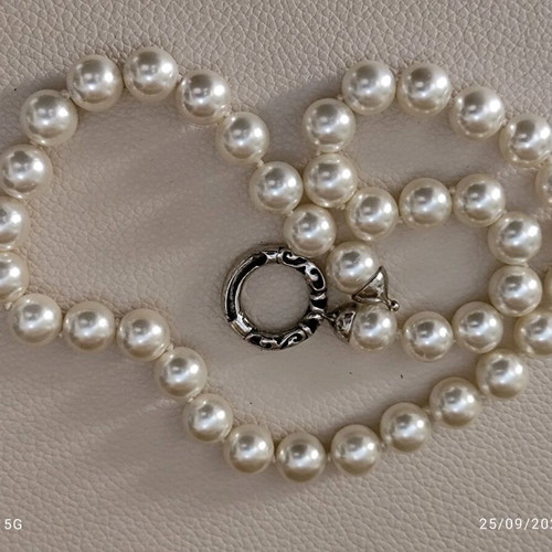 Pearl necklace Majorca like new with silver clasp