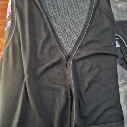 MFG Fashion Victims Black Men's Vest XL like new