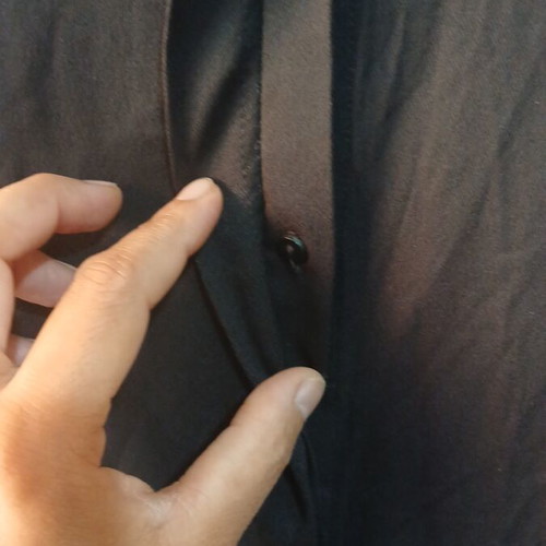 H&M black dress like new with buttons, size S