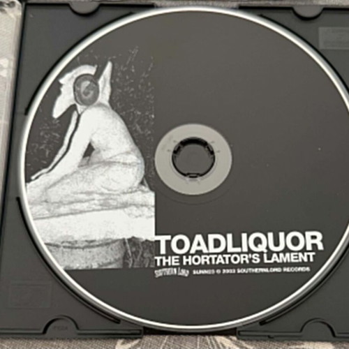Toadliquor The Hortator's Lament CD promo, like new, rock