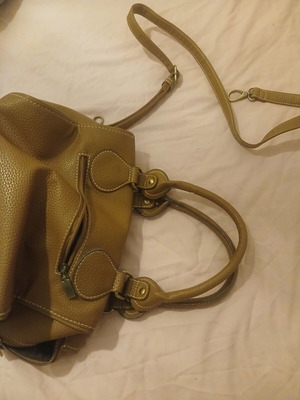 Brown handbag new with extra crossbody strap