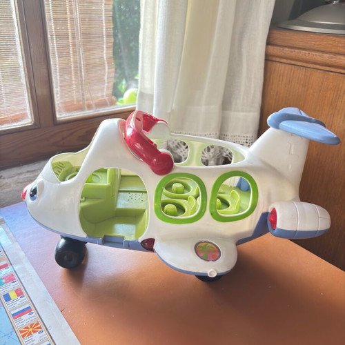 Large toy airplane for preschool children