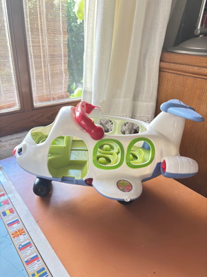 Large toy airplane for preschool children