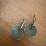 Earrings with rose like new