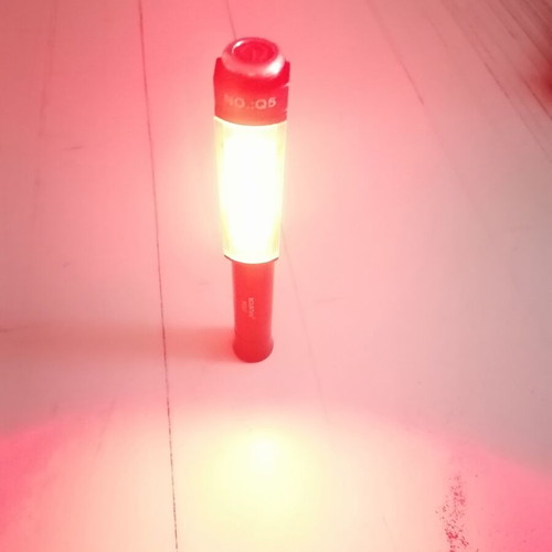 Flashlight with two colors and magnet new