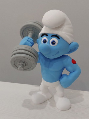 Smurf Figure Levantis like new, 24 cm