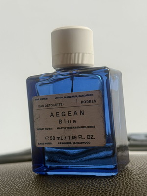 Μπουκάλι αρώματος Aegean Blue, διακοσμητικό, άδειο