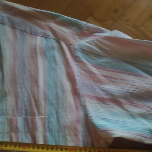 Hugo Boss vintage striped cotton men's shirt XL like new