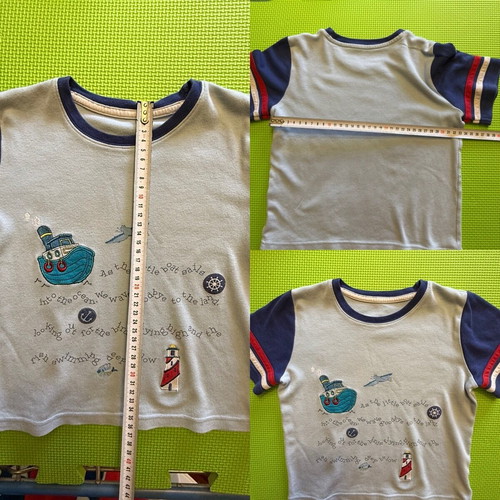 Mothercare summer pajamas set used, pack of 2, boys 5y-7y