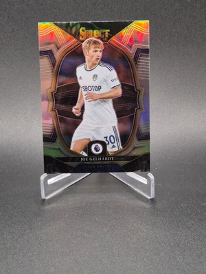 2022-23 Panini Select Premier League Terrace Silver Prizm Joe Gelhardt #50 Leeds United card