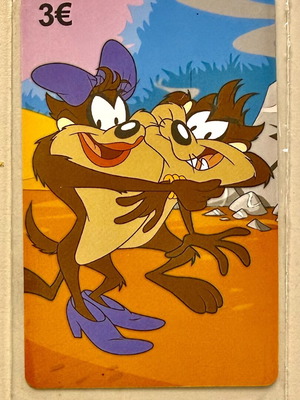 Looney Tunes Taz Animex Phone Card 2000 Limited Edition New