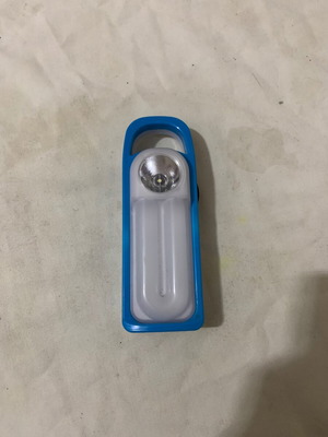 Flashlight with double LED like new, battery included