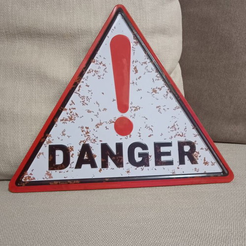 Decorative sign used