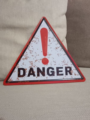 Decorative sign used