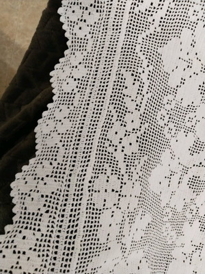 Knitted tablecloth new 1 meter × 83 centimeters