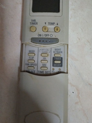 Sanyo remote control for air conditioner used